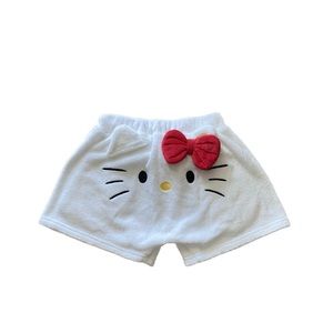 Sanrio official hello kitty fluffy mini shorts